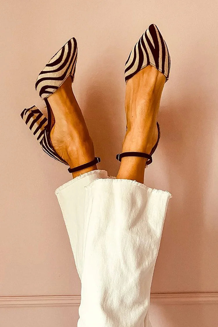 Audrey | Zebra Heels