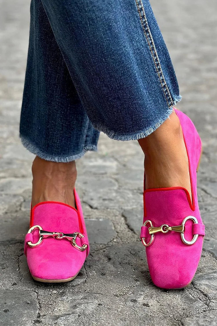 Denise | Bold Suede Loafers