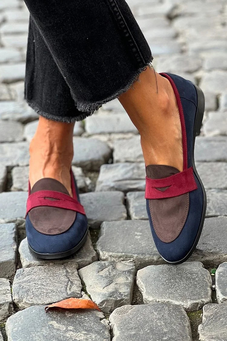 Sylvie | Colorblock Loafers