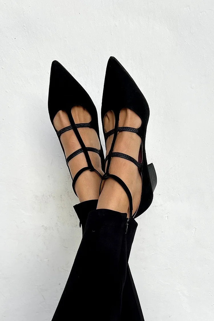 Maya | Strappy Pointed Heels