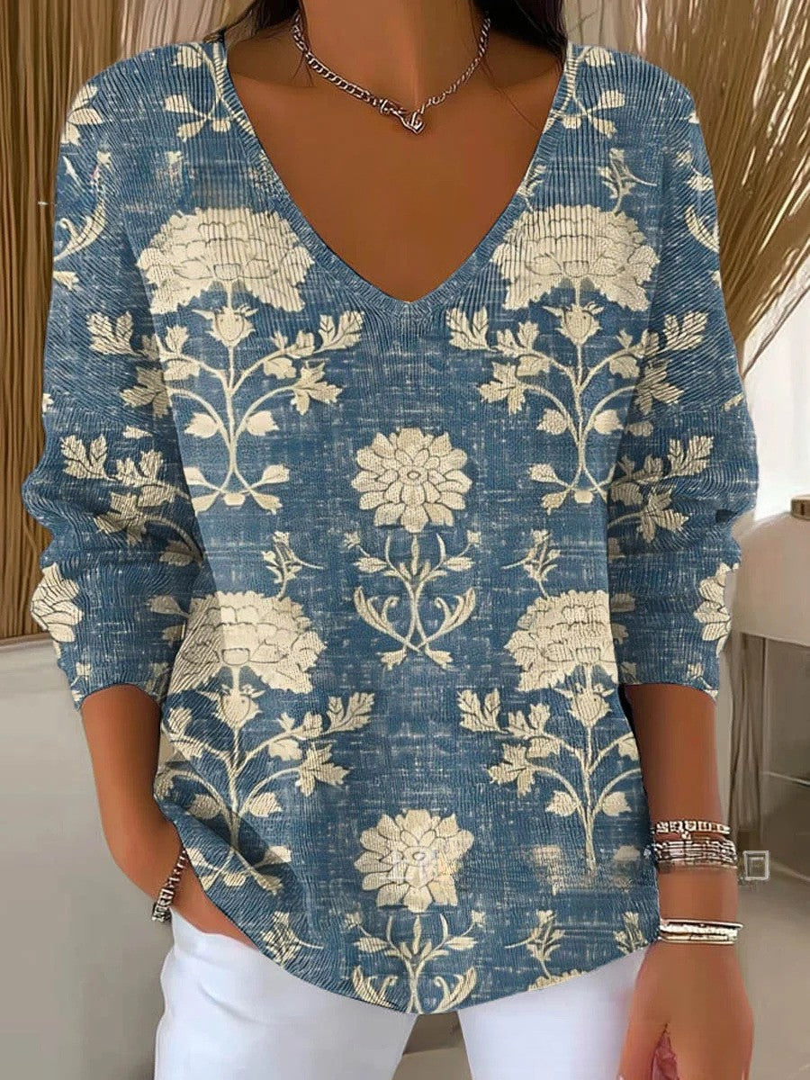 Noemie | Elegant Bloom Blouse