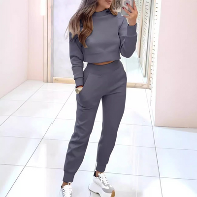 Harper | Cropped Lounge Set