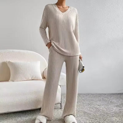 Maxine | Ribbed Knit Lounge Set