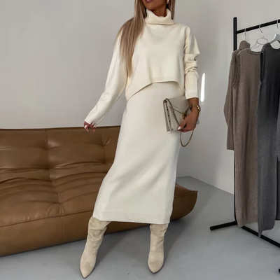 Natasha | Knit Sweater & Skirt Set