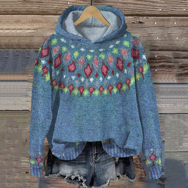 Sheena | Cosy Knit Hoodie