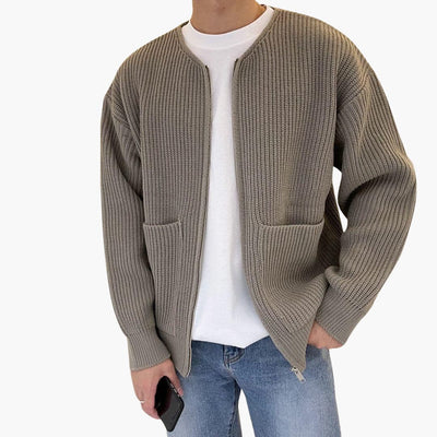 Pierre | Open Front Knit Cardigan