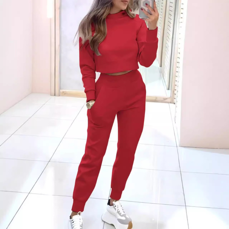 Harper | Cropped Lounge Set