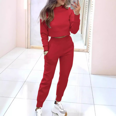 Harper | Cropped Lounge Set