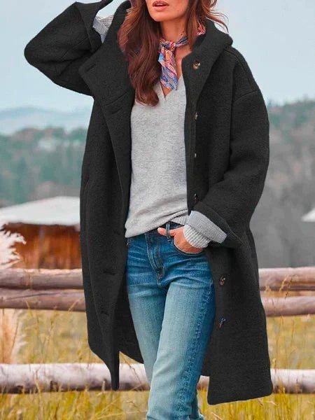 Alexandra | Cozy Hooded Coat