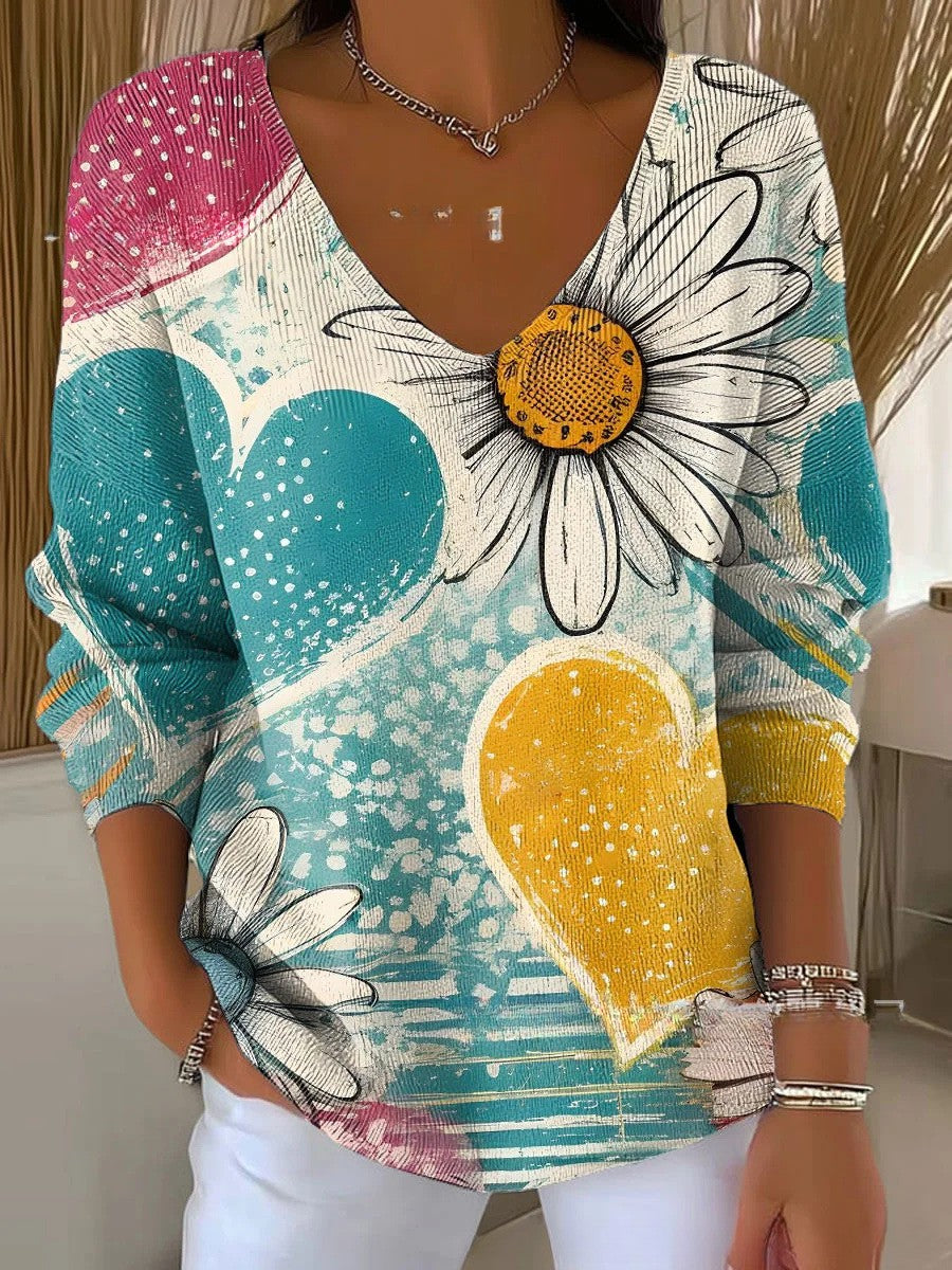 Helene | Elegant Bloom Blouse