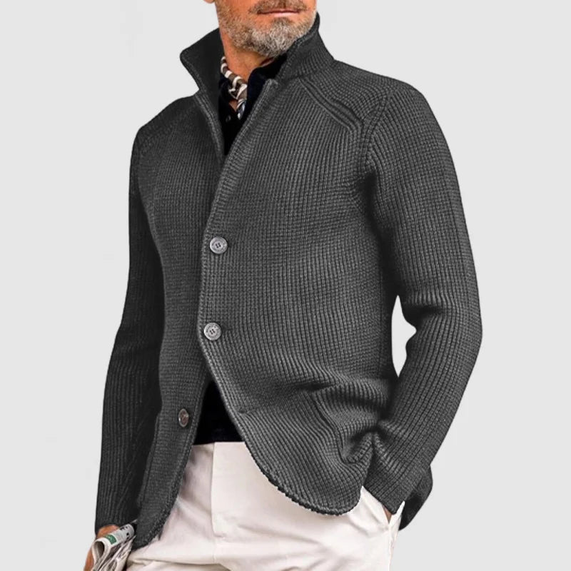 Jason | Knitted Button Cardigan