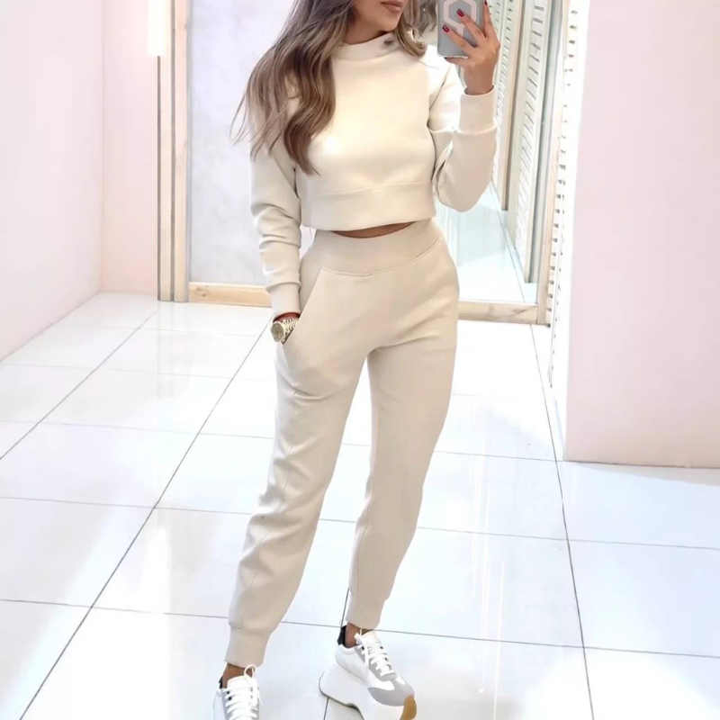 Harper | Cropped Lounge Set
