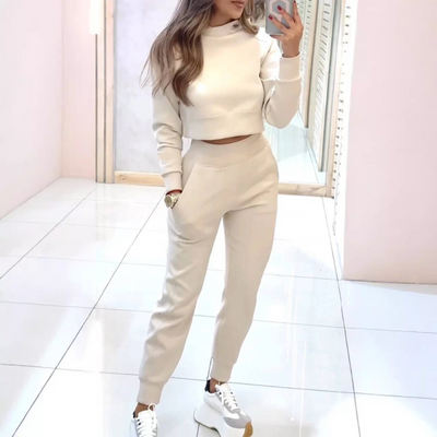 Harper | Cropped Lounge Set