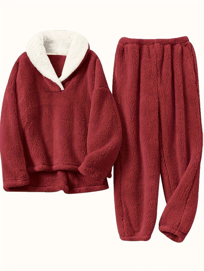 Elina | Teddy Fleece Lounge Set