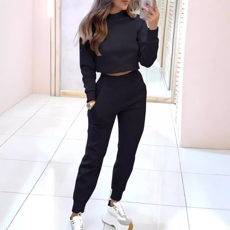 Harper | Cropped Lounge Set