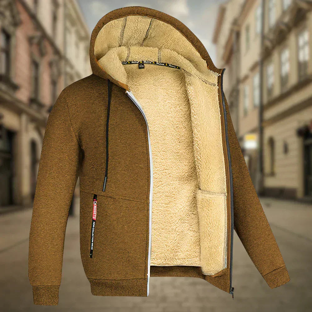 Evan | Sherpa-Lined Hoodie