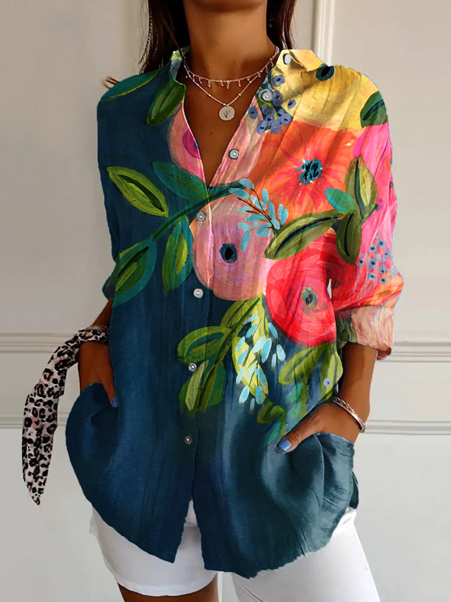 Carlee | Botanical Bloom Blouse