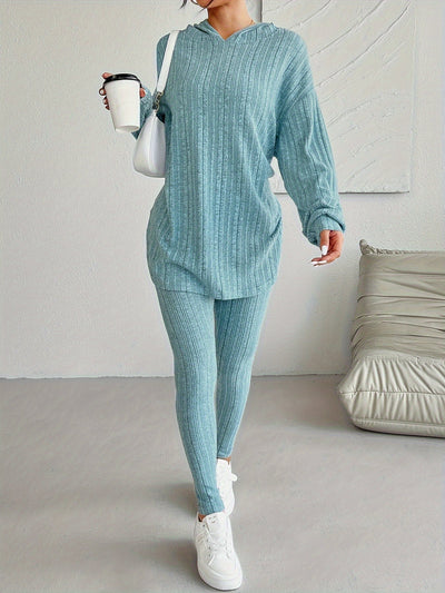 Ingrid | Relaxed Knit Hoodie Set