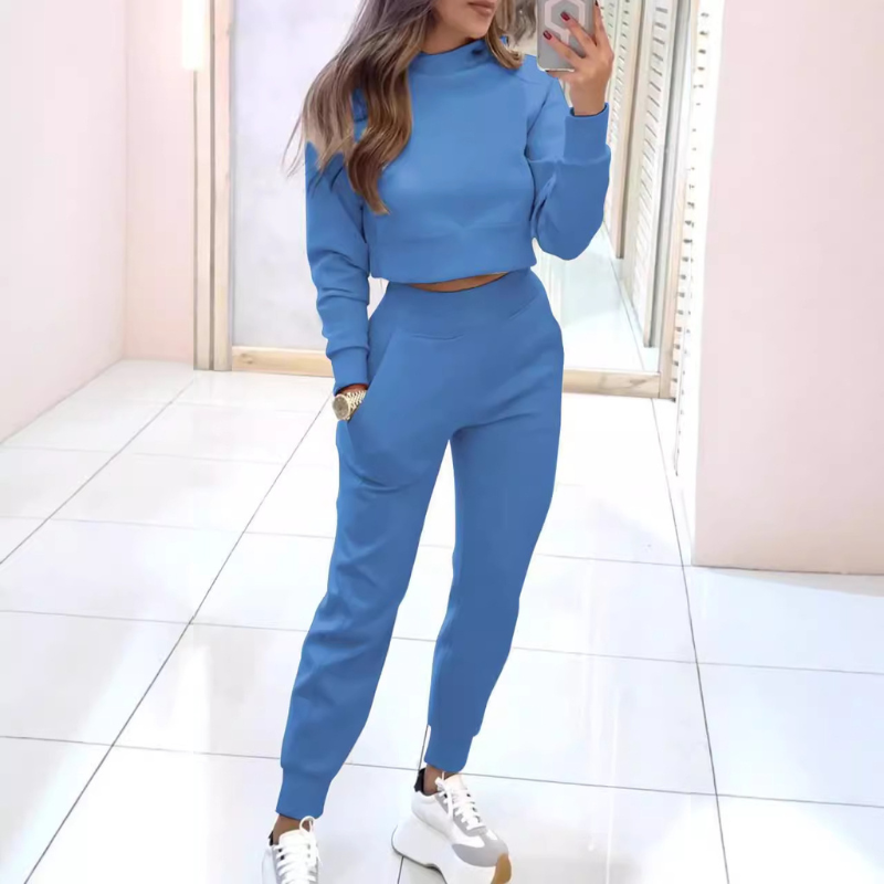 Harper | Cropped Lounge Set