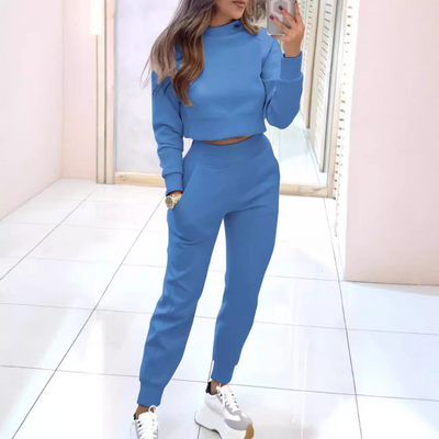 Harper | Cropped Lounge Set