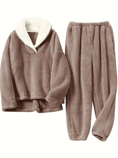 Elina | Teddy Fleece Lounge Set