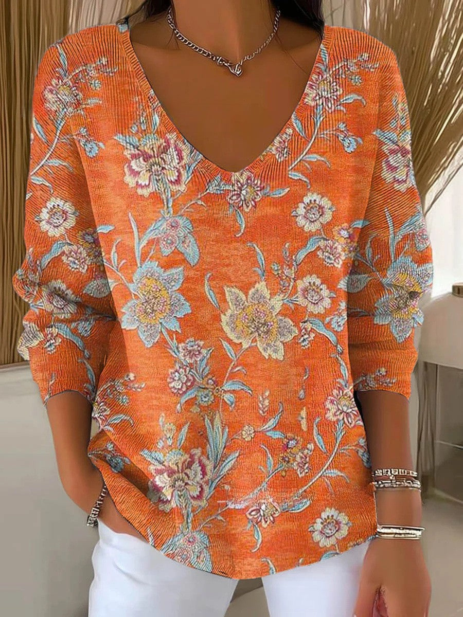 Camille | Elegant Bloom Blouse
