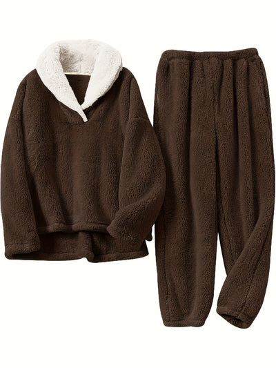 Elina | Teddy Fleece Lounge Set