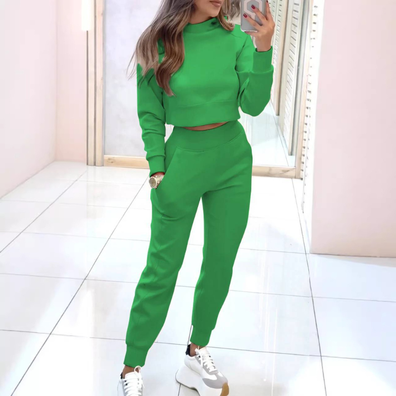 Harper | Cropped Lounge Set