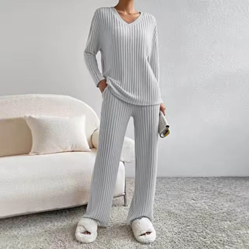 Maxine | Ribbed Knit Lounge Set