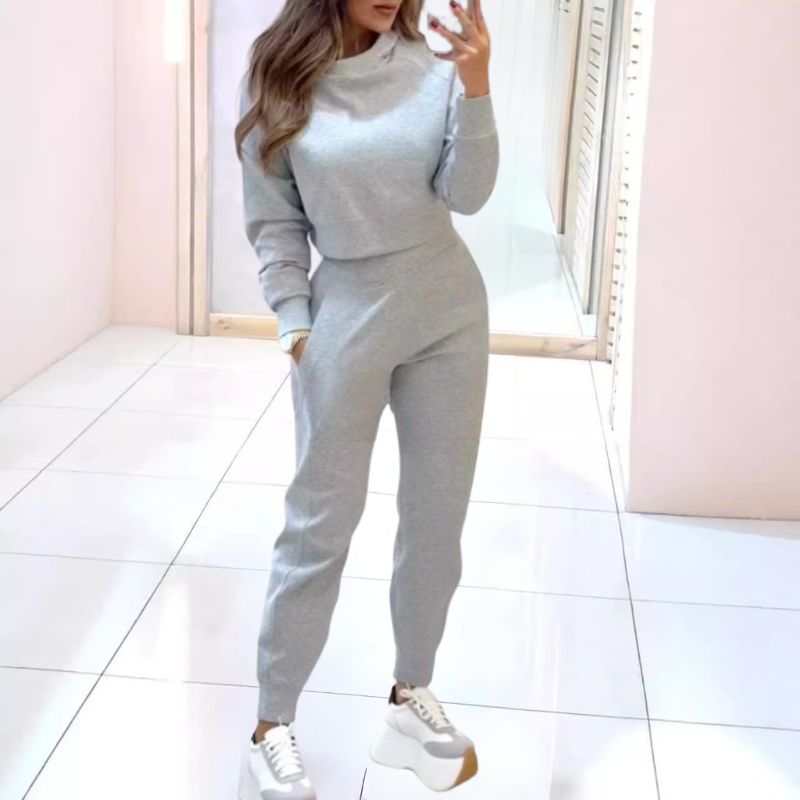 Harper | Cropped Lounge Set