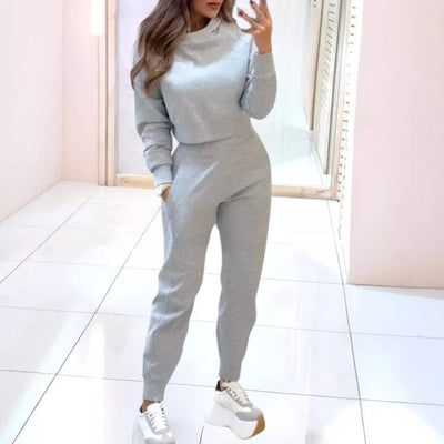 Harper | Cropped Lounge Set