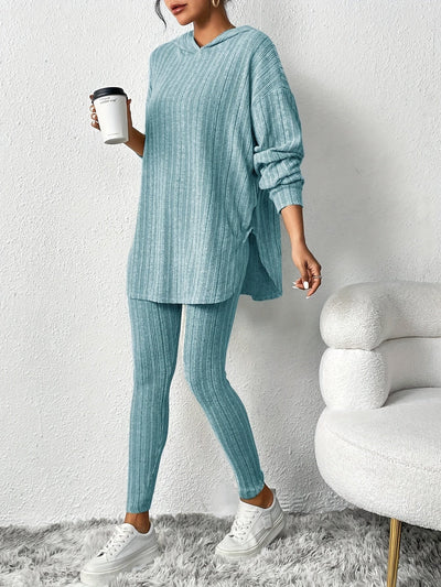 Ingrid | Relaxed Knit Hoodie Set