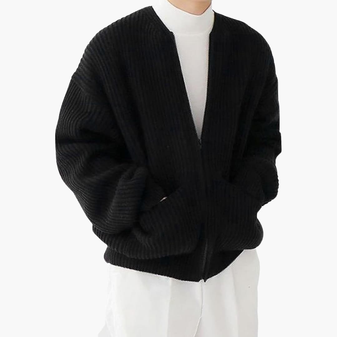 Pierre | Open Front Knit Cardigan