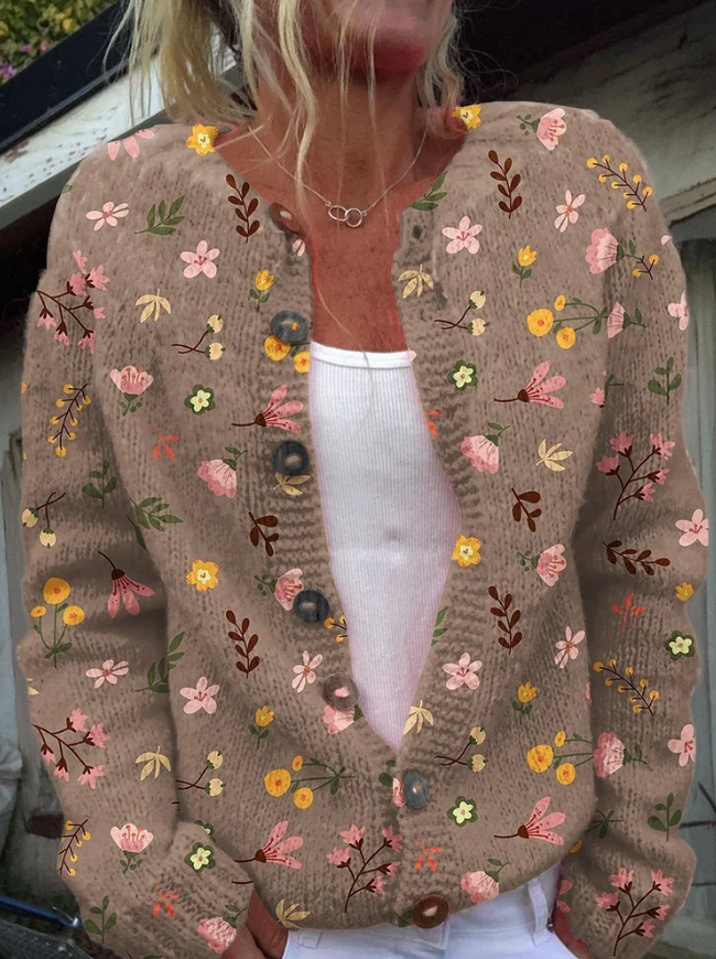 Melody | Floral Print Cardigan