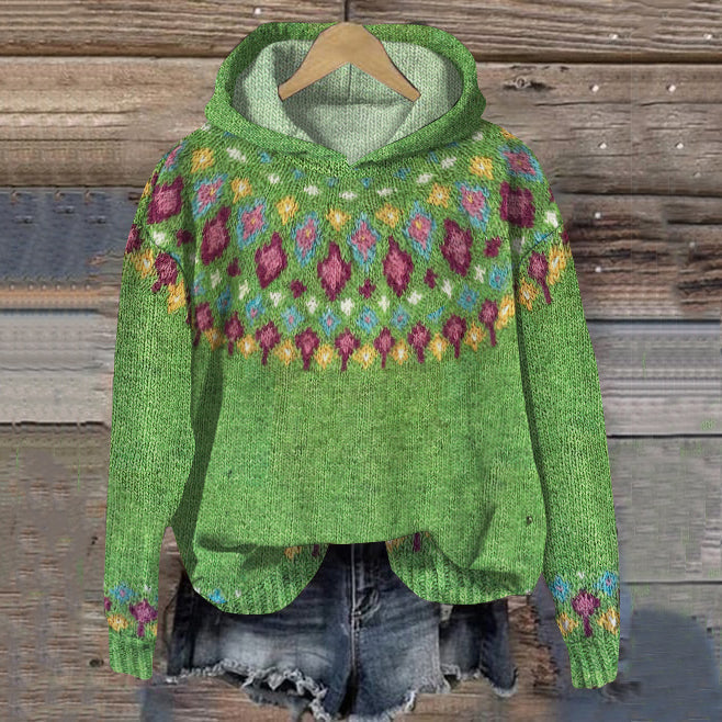 Sheena | Cosy Knit Hoodie