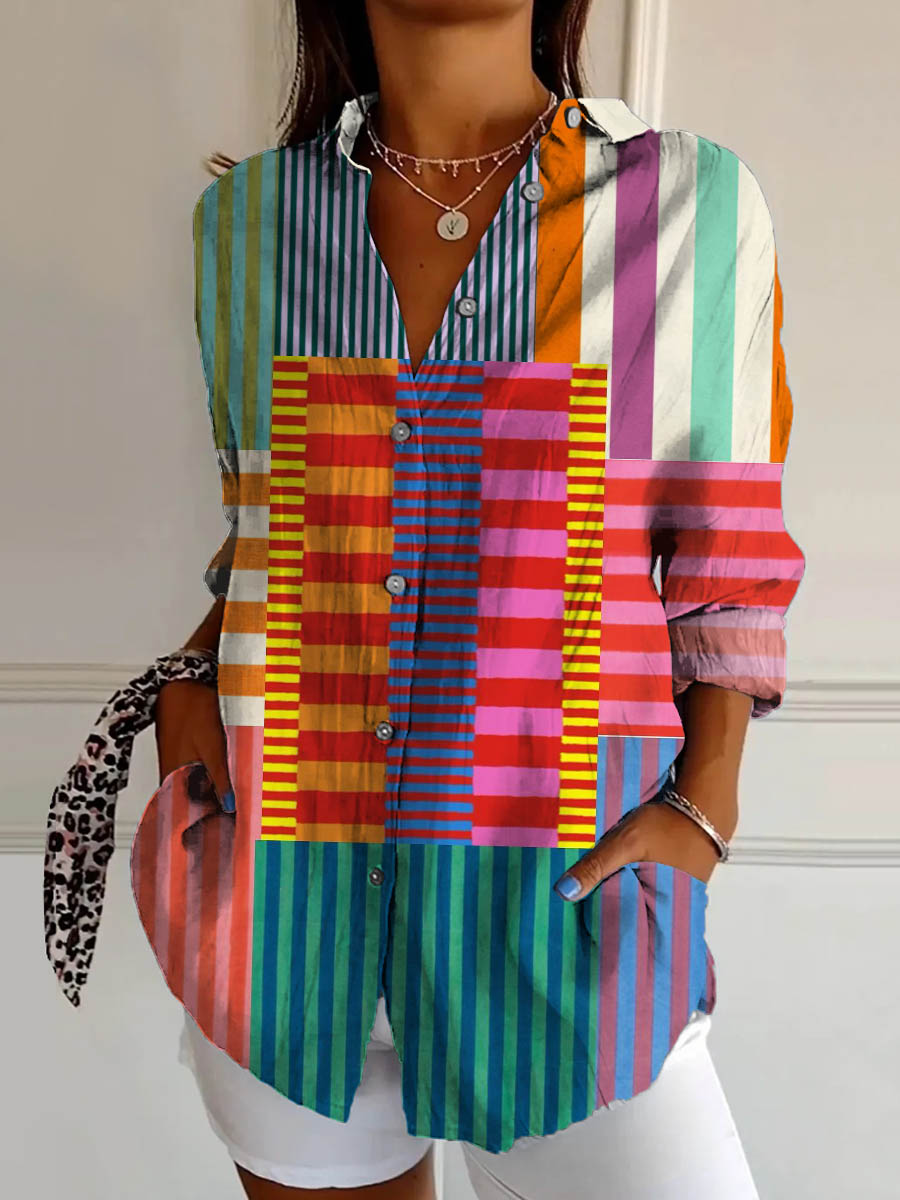 Teresa | Spectrum Lines Blouse