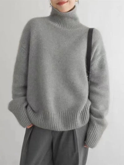 Isabella | High Neck Cashmere Sweater