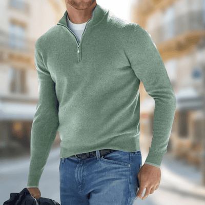 Christian | Half-Zip Knit Sweater