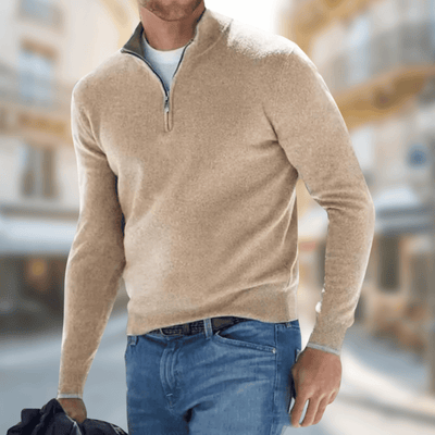 Christian | Half-Zip Knit Sweater