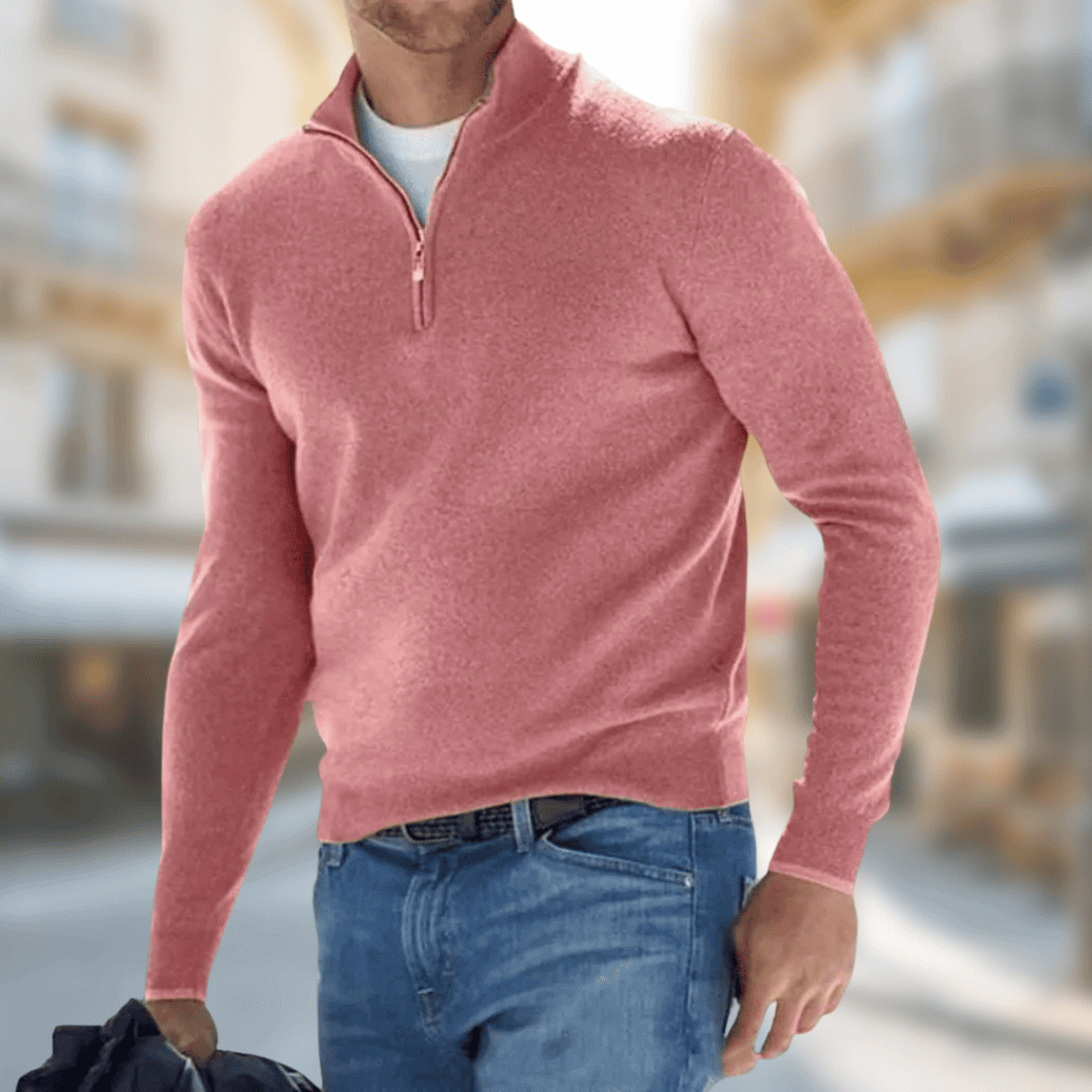 Christian | Half-Zip Knit Sweater