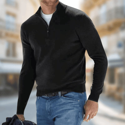 Christian | Half-Zip Knit Sweater