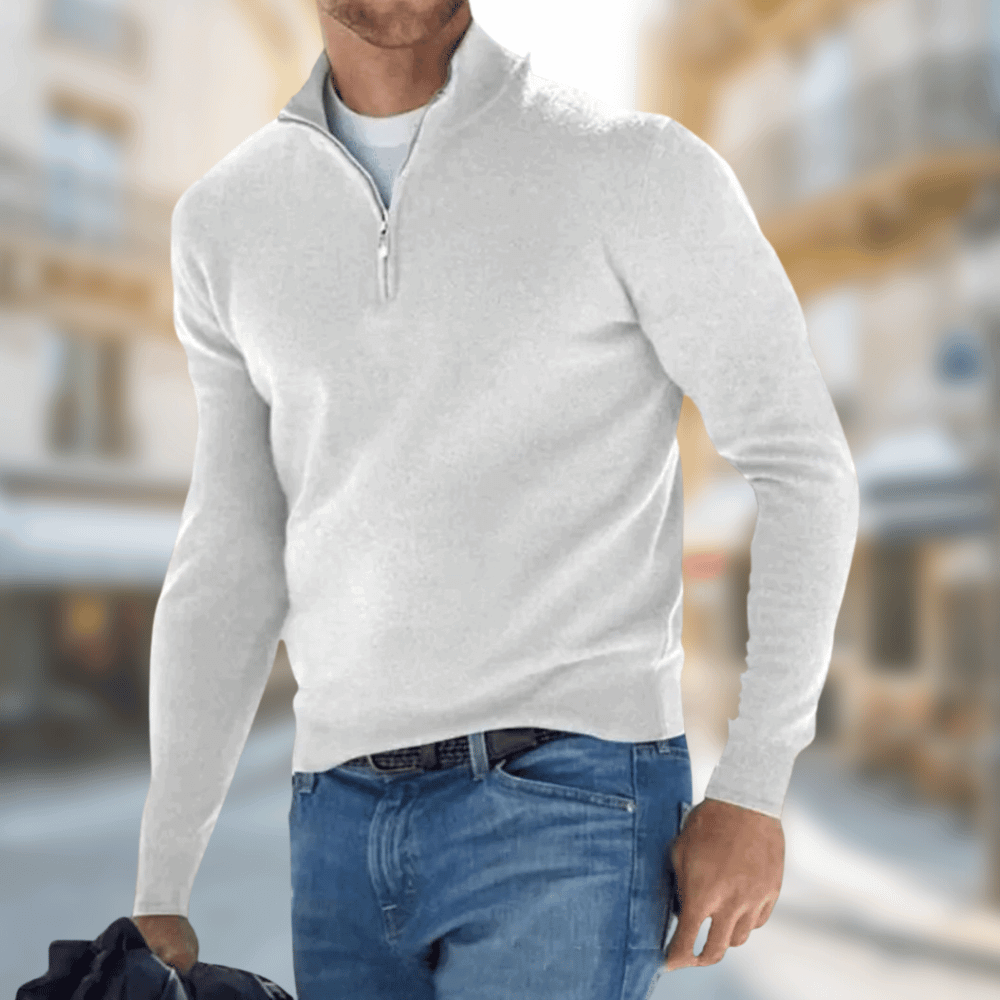 Christian | Half-Zip Knit Sweater