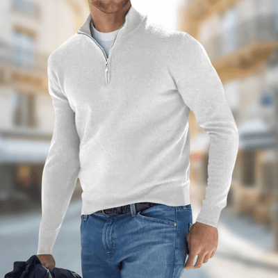 Christian | Half-Zip Knit Sweater
