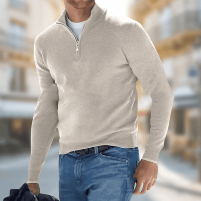 Christian | Half-Zip Knit Sweater