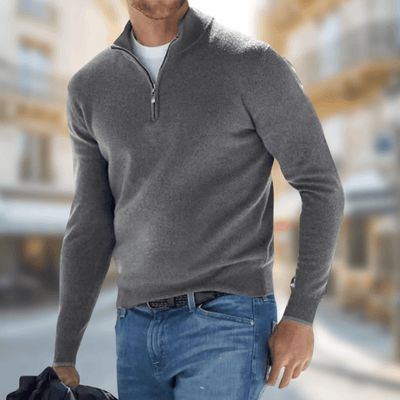 Christian | Half-Zip Knit Sweater