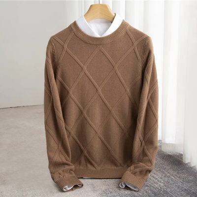 Alfonso | Diamond Knit Sweater