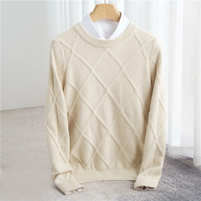 Alfonso | Diamond Knit Sweater
