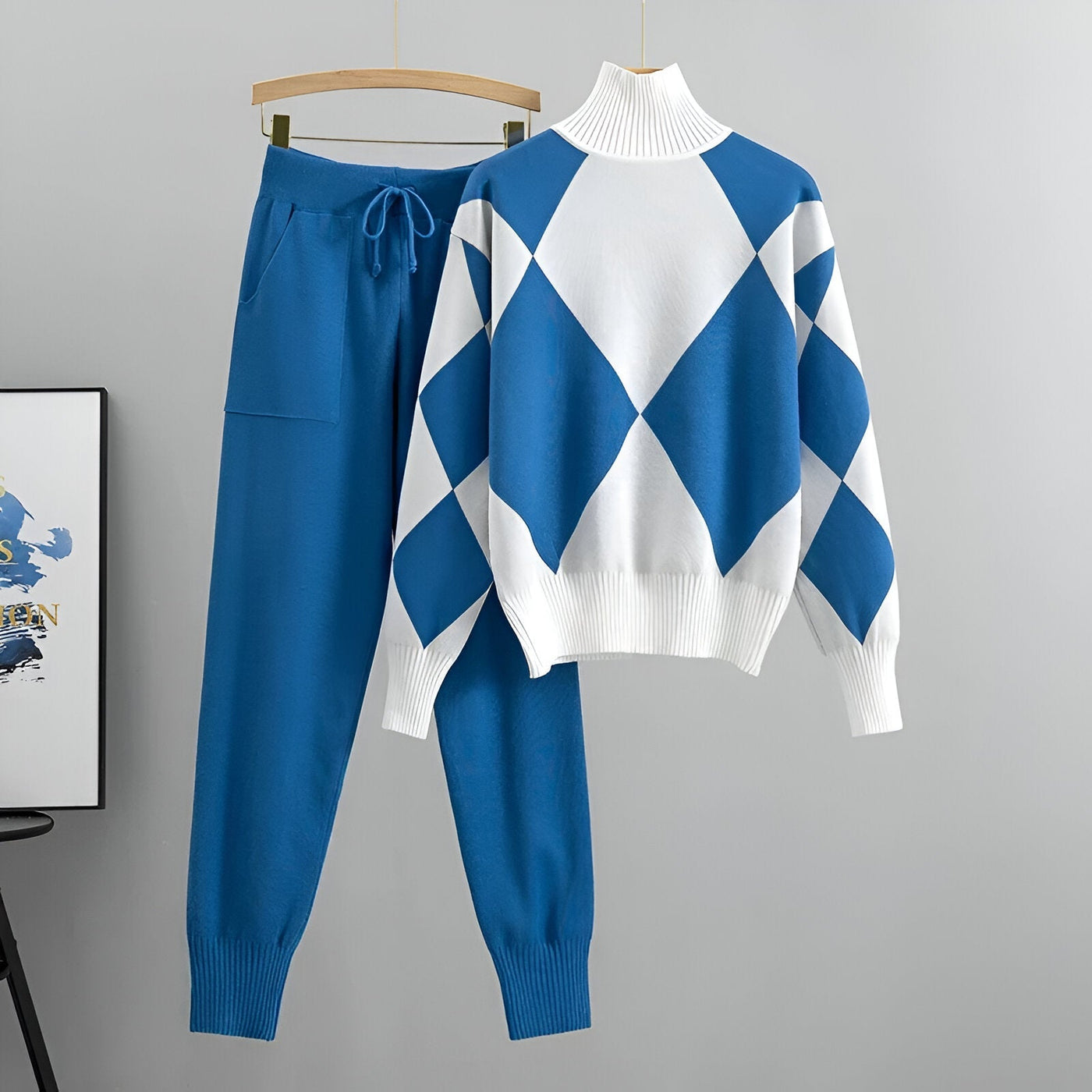 Karina | Diamond Knit Set