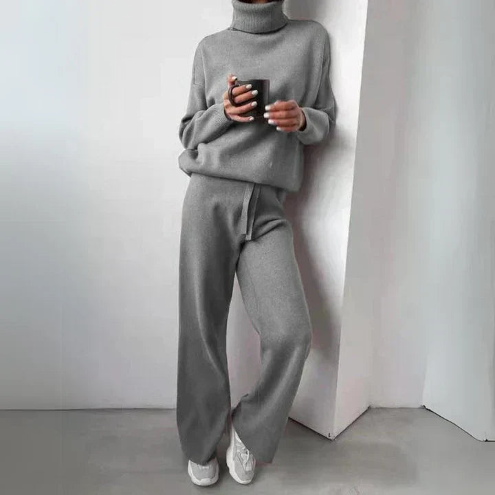Lina | Cozy Grey Knit Set