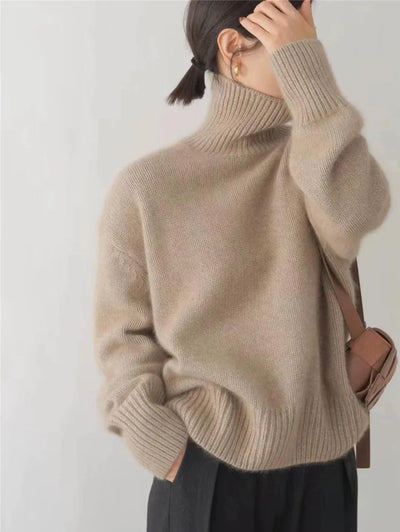 Isabella | High Neck Cashmere Sweater